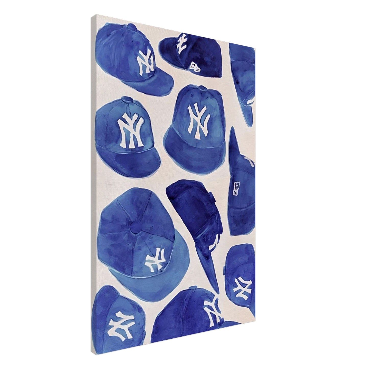 Blue New York Yankees cap - Poster - Canvas Collection