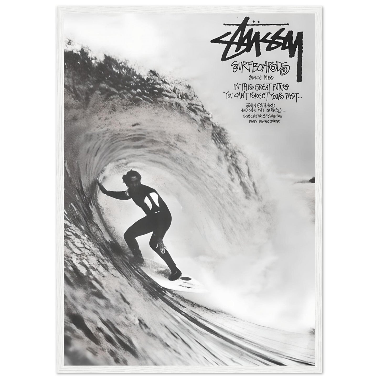 Stussy Surf - Wooden Framed Print