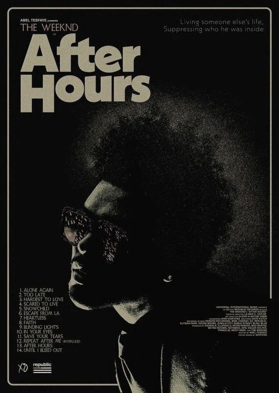 After Hours: The Weeknd - Print