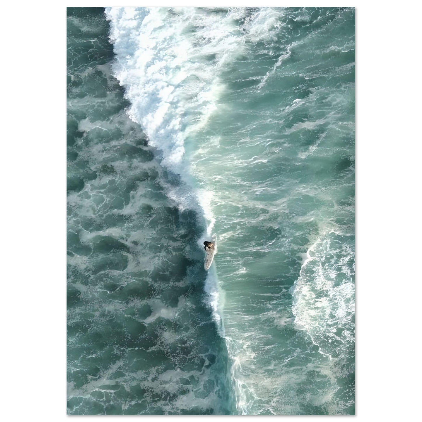 Surf Over the Waves - Poster