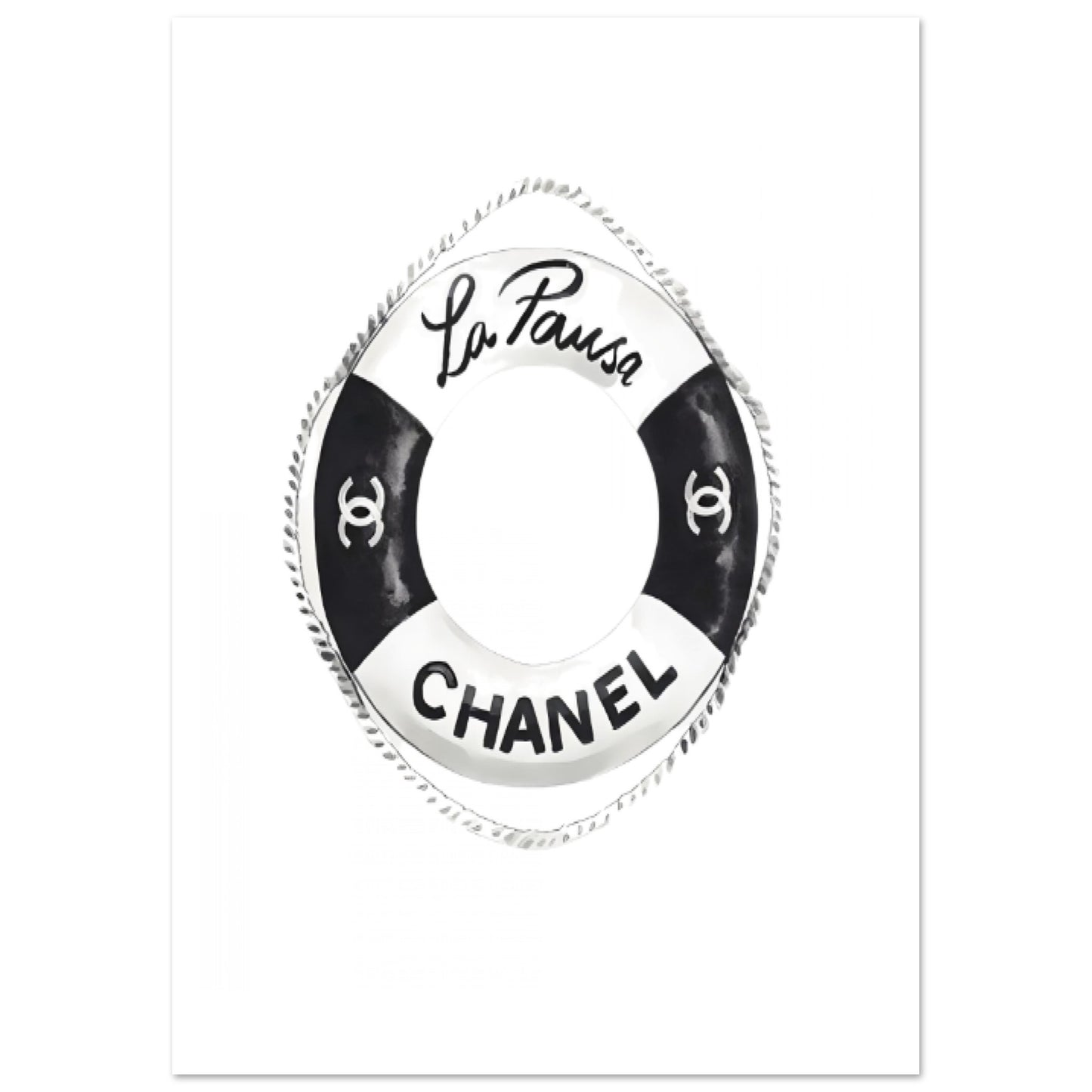 Chanel lifesaver - Poster