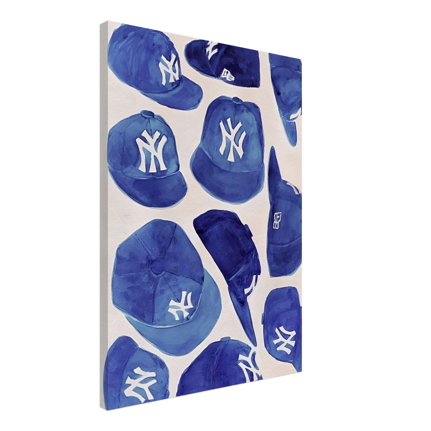 Blue New York Yankees cap - Poster - Canvas Collection