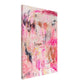 Splash of Colour: Vibrant Pink Palette - Poster - Canvas