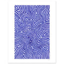 blue & white - poster
