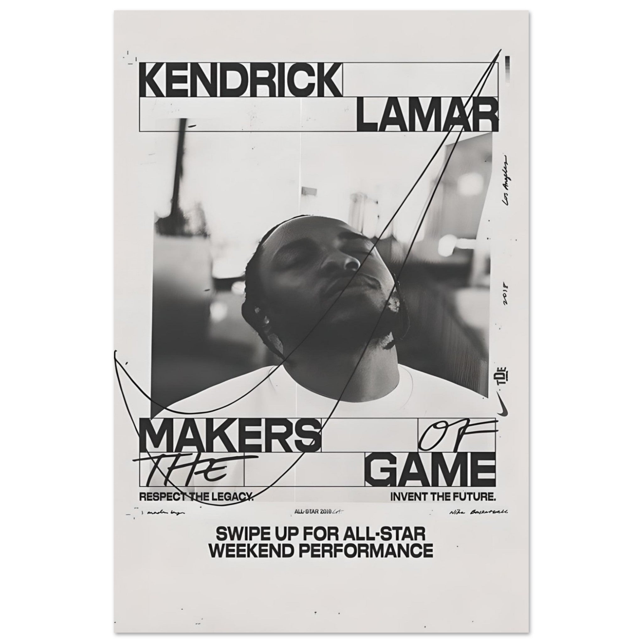 Kendrick Lamar "Makers of the Game" - Print