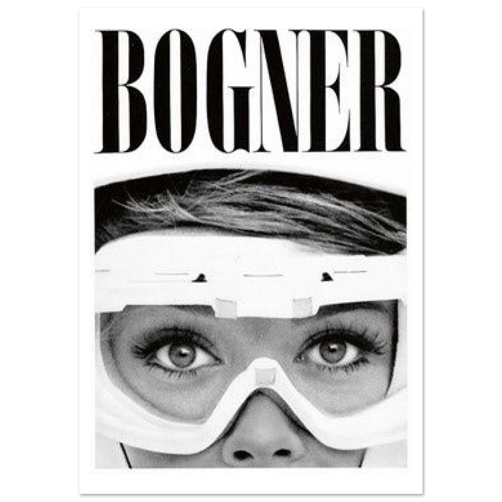 Bogner Vintage ski ad - poster