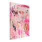 Splash of Colour: Vibrant Pink Palette - Poster - Canvas