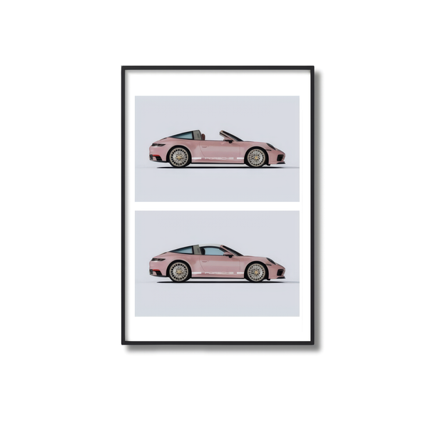 Pink Porsche 911 Poster - limitless together online – Limitless