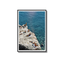 Mediterranean Summer Cliffside Poster